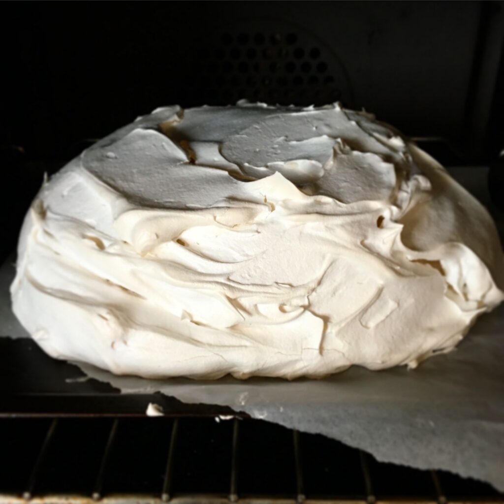 Having just outed myself as a pavlova-denier, I should probably head into witness protection for a while. To prove that I’m not a complete monster, here’s my wonderful Aunty Pat’s peerless recipe. It’s unbeatable!